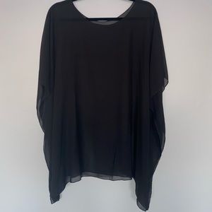 Black Sheer Blouse